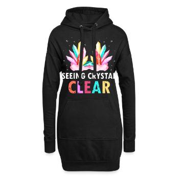 Collectionneurs de minéraux et Amateurs de minéraux - Sweat-shirt à capuche long Femme - noir - Devant