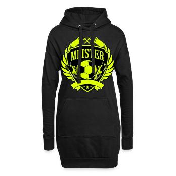Meister - Hoodie-Kleid - Schwarz - Vorne