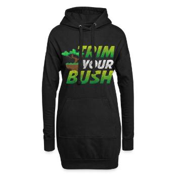 Japan Züchter Meditation Umwelt - Hoodie-Kleid - Schwarz - Vorne
