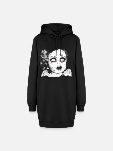 Kind Horror - Hoodie-Kleid - Schwarz