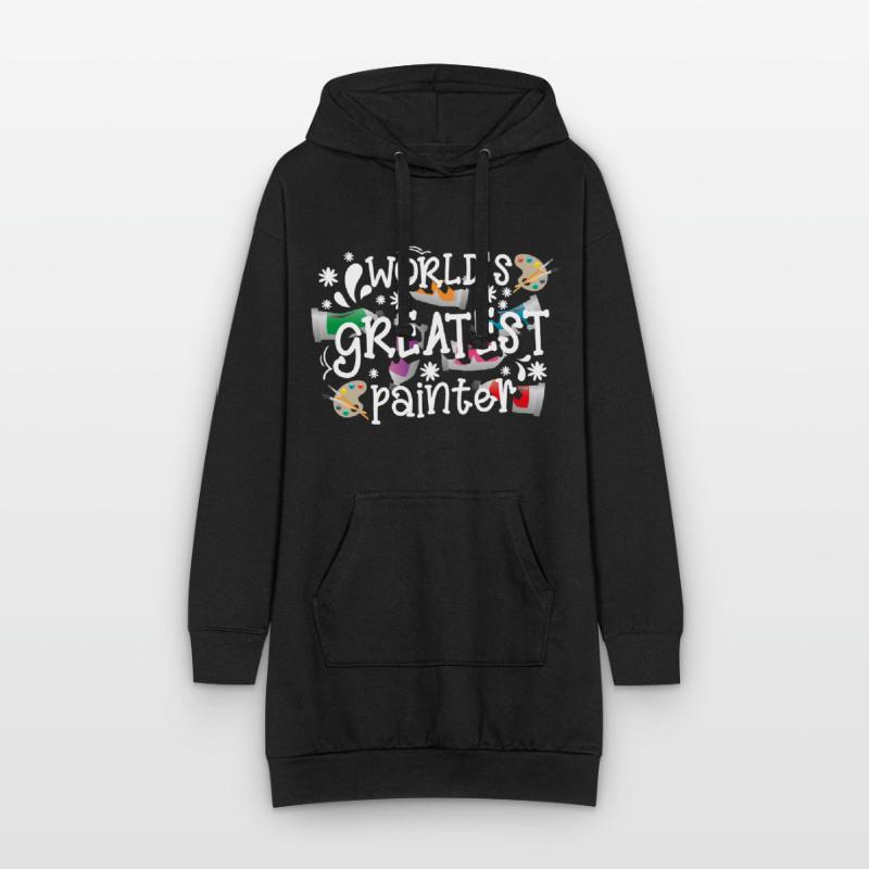 Colors Work Master Painter Hoodie Dress