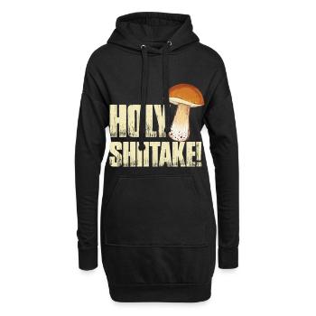 Cueilleurs de champignons et amis champignons - Sweat-shirt à capuche long Femme - noir - Devant