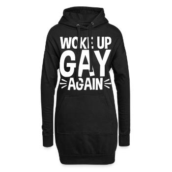 Drôle gay Pride Lesbian Pride Ok To Be Gay - Sweat-shirt à capuche long Femme - noir - Devant