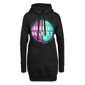 Fuerteventura Îles Canaries Îles Canaries Été - Sweat-shirt à capuche long Femme - noir - Devant