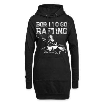 Manger Dormir Rafting Répéter La navigation de plaisance - Sweat-shirt à capuche long Femme - noir - Devant
