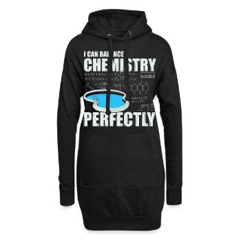 Conceptions de sauveteurs pour les techniciens de piscine - Sweat-shirt à capuche long Femme - noir - Devant