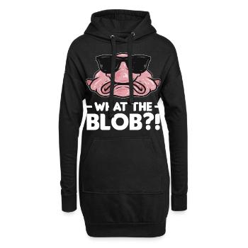 Blobfisch | Fische Aquaristik Blobfische Geschenke - Hoodie-Kleid - Schwarz - Vorne
