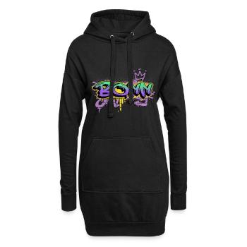 Bonn Deutschland Stadt Graffiti Spray Sprayer - Hoodie-Kleid - Schwarz - Vorne