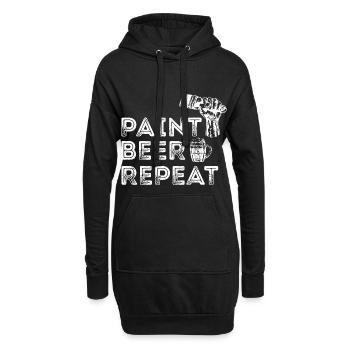 Maler und Lackierer, der Beste und Nervigste Beruf - Hoodie-Kleid - Schwarz - Vorne