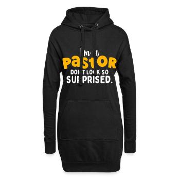 Funny I'm A Pastor Don't Be Surprised - Hoodie-Kleid - Schwarz - Vorne