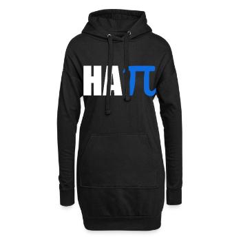Mathématiques Pi Happy Mathématicien Cadeau - Sweat-shirt à capuche long Femme - noir - Devant
