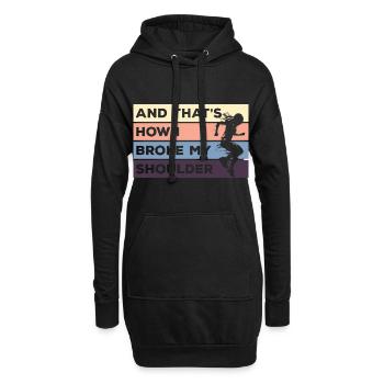 Freerunning Course Freestyle Jumping - Sweat-shirt à capuche long Femme - noir - Devant