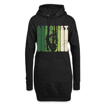 Funny Chainsaw Arborist Gift - Hoodie Dress - black - Front