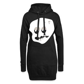 Zombie Kopf T-Shirt - Hoodie-Kleid - Schwarz - Vorne