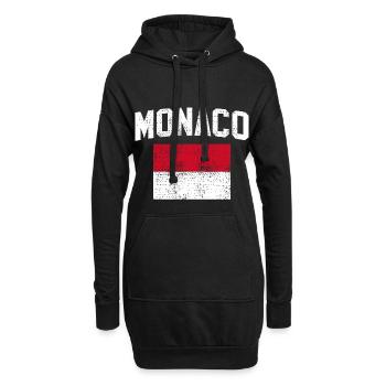 Monaco - Hoodie-Kleid - Schwarz - Vorne