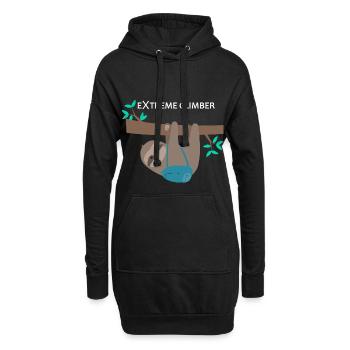 Paresseux extreme climber Grimpeurs extrêmes - Sweat-shirt à capuche long Femme - noir - Devant