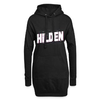 Hilden Deutschland Stadt Schrift Heimat Liebe - Hoodie-Kleid - Schwarz - Vorne