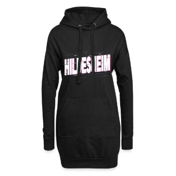 Hildesheim Deutschland Stadt Schrift Heimat Liebe - Hoodie-Kleid - Schwarz - Vorne