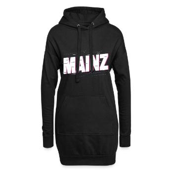 Mainz Deutschland Stadt Schrift Heimat Liebe - Hoodie-Kleid - Schwarz - Vorne