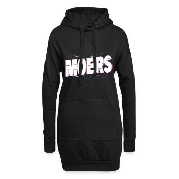Moers Deutschland Stadt Schrift Heimat Liebe - Hoodie-Kleid - Schwarz - Vorne