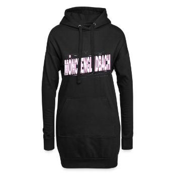 Mönchengladbach Deutschland Stadt Schrift Heimat - Hoodie-Kleid - Schwarz - Vorne