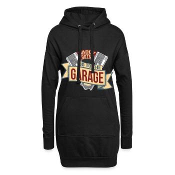 Cadeau de fête des pères pour papa pour la fête des hommes - Sweat-shirt à capuche long Femme - noir - Devant