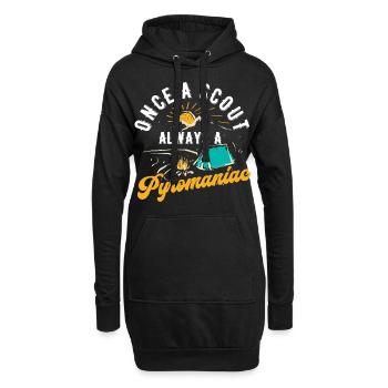 Scouting Geschenk - Hoodie-Kleid - Schwarz - Vorne