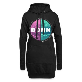 Bonn Deutschland Stadt Skyline Heimat Liebe - Hoodie-Kleid - Schwarz - Vorne