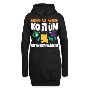 Mein Halloween Kostüm Ist In Der Wäsche Zombie - Hoodie-Kleid - Schwarz - Vorne