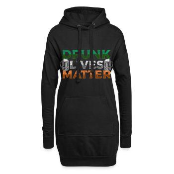 Pub Trinker Tourismus Insel - Hoodie-Kleid - Schwarz - Vorne