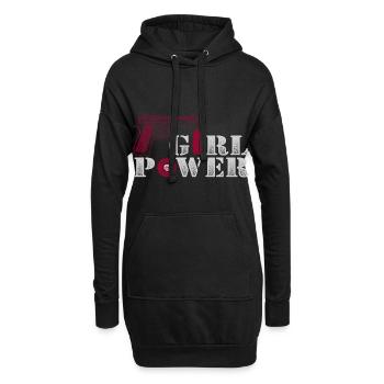 Waffen Waffen Mädchen Angriff Schießen Abzug Kugel - Hoodie-Kleid - Schwarz - Vorne