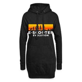 Roller Speed Motor - Hoodie-Kleid - Schwarz - Vorne