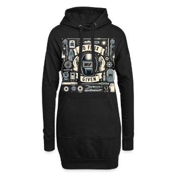 Pas de flux donné 18 - Sweat-shirt à capuche long Femme - noir - Devant
