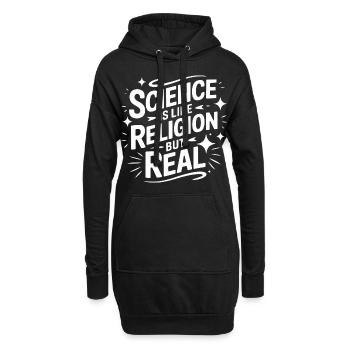 Athéisme, athée, anti-religion, agnostique - Sweat-shirt à capuche long Femme - noir - Devant