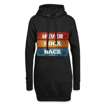 Armeesoldat Hobby Sport Freizeit Geschenk - Hoodie-Kleid - Schwarz - Vorne