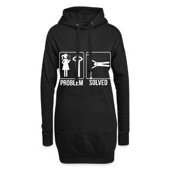 Méditation, Zen Yoga et Pilates - Sweat-shirt à capuche long Femme - noir - Devant