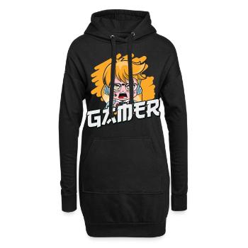 let brawl nous combattons pour boxer fighter stars - Sweat-shirt à capuche long Femme - noir - Devant