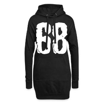 Maillot à 68 numéros - Sweat-shirt à capuche long Femme - noir - Devant