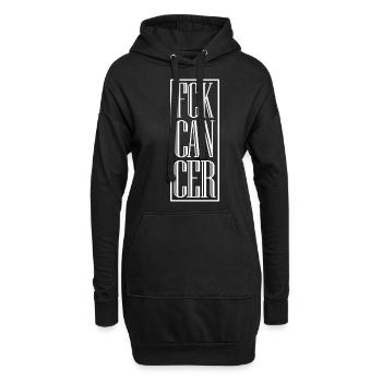 Monat Des Bewusstseins Für Krebsgewinner - Hoodie-Kleid - Schwarz - Vorne
