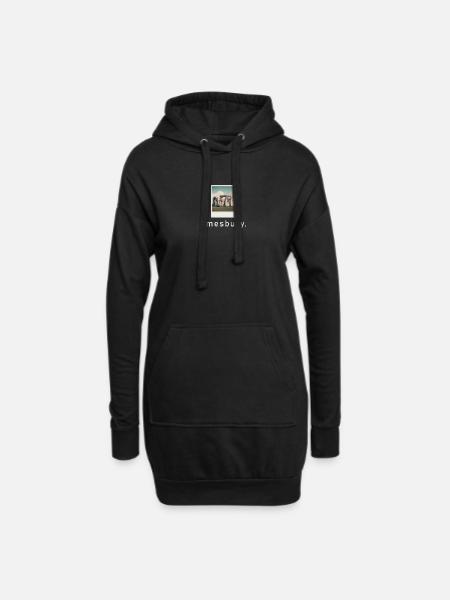 Stonehenge Amesbury Retro Photo - Hoodie Dress - black