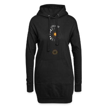 Virgo AF - Astrology - Hoodie-Kleid - Schwarz - Vorne