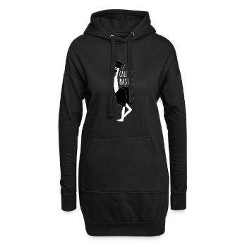 Call me a master’s degree gift - Hoodie Dress - black - Front