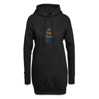 Mexiko Party Crew Bunt - Hoodie-Kleid - Schwarz - Vorne