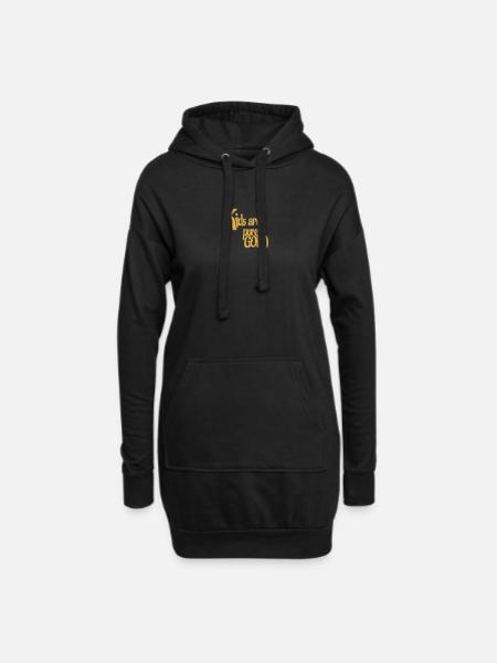 KIDS are pure GOLD - Hoodie-Kleid - Schwarz