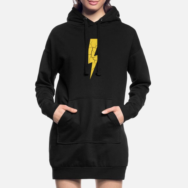 Lightning Lightning Thunderstorm Current Storm Hoodie Dress