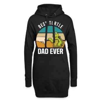 | des amoureux des tortues Animaux Animaux Cadeaux - Sweat-shirt à capuche long Femme - noir - Devant