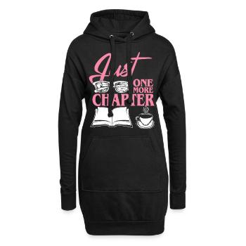 Book Just One More Chapter - Hoodie Dress - black - Front