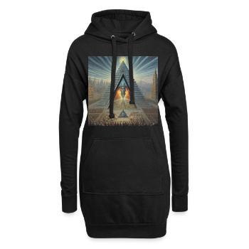 Assimilate - Hoodie Dress - black - Front