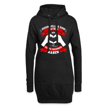 Beste Freundin Katrin - Hoodie-Kleid - Schwarz - Vorne