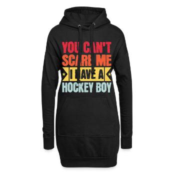 Drôle Hockey Parent Famille Hockey Papa - Sweat-shirt à capuche long Femme - noir - Devant